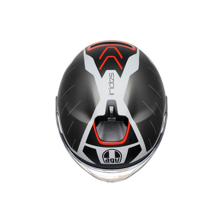 AGV HELM K7 GLIMPSE Matte Black/Red 2XL - Driven Powersports
