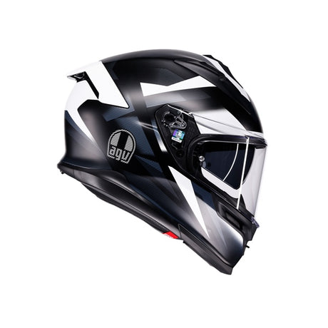 AGV HELM K7 GLIMPSE Matte Black/White 2XL - Driven Powersports