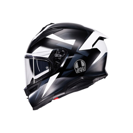 AGV HELM K7 GLIMPSE Matte Black/White 2XL - Driven Powersports