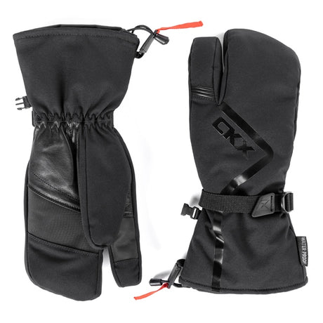 CKX Throttle Mittens 3-Fingers Black S - Driven Powersports
