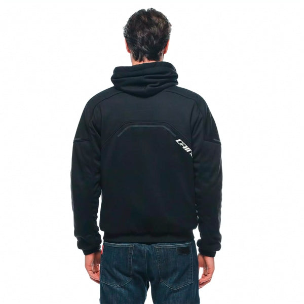 Dainese Daemon-X Full Zip Hoodie - Men Black/White - Driven Powersports