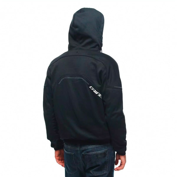 Dainese Daemon-X Full Zip Hoodie - Men Black/White - Driven Powersports