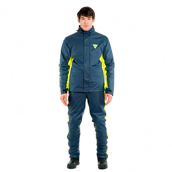 Dainese Storm 2 Rain Jacket - Unisex Yellow 2XS - Driven Powersports