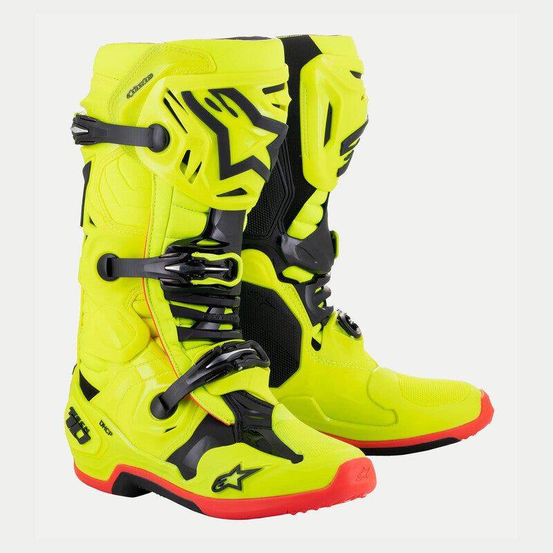 ALPINESTARS BOOT TECH 10 Yellow/Black/Red Other - Driven Powersports