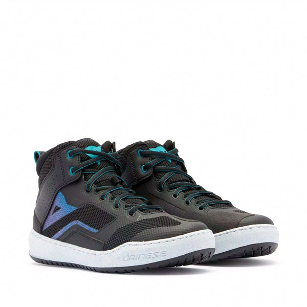 Dainese Suburb Air Shoes - Women Black/White/Blue 36 - Driven Powersports