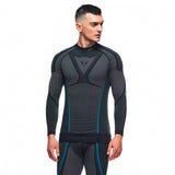 Dainese Dry LS - Long Sleeve Base Layer - Men Black/Blue XS-S - Driven Powersports