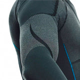 Dainese Dry LS - Long Sleeve Base Layer - Men Black/Blue XS-S - Driven Powersports