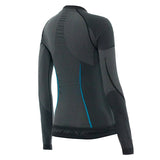 Dainese Dry LS - Long Sleeve Base Layer - Women Black/Blue XS-S - Driven Powersports