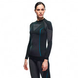 Dainese Dry LS - Long Sleeve Base Layer - Women Black/Blue XS-S - Driven Powersports