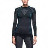 Dainese Dry LS - Long Sleeve Base Layer - Women Black/Blue XS-S - Driven Powersports