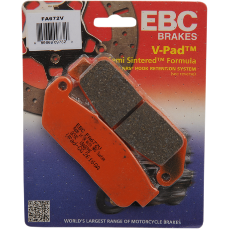 EBC BRAKE PAD SINT FA672V (FA672V) Front - Driven Powersports