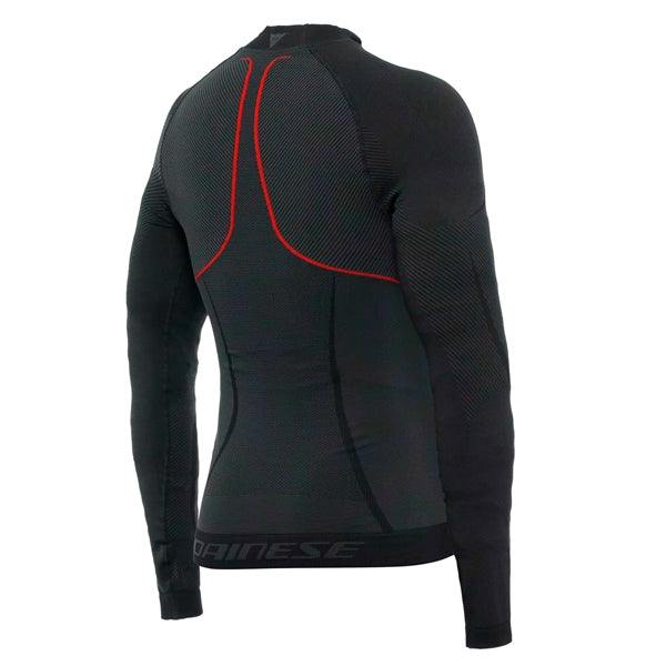 Dainese Thermo LS - Long Sleeve Base Layer for Men - Men Black/Red XS-S - Driven Powersports