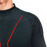 Dainese Thermo LS - Long Sleeve Base Layer for Men - Men Black/Red XS-S - Driven Powersports