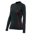Dainese Thermo LS - Long Sleeve Base Layer for Women - Women Black/Red XS-S - Driven Powersports