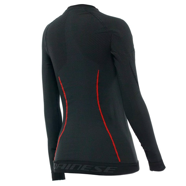 Dainese Thermo LS - Long Sleeve Base Layer for Women - Women Black/Red XS-S - Driven Powersports
