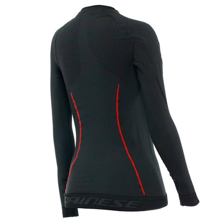 Dainese Thermo LS - Long Sleeve Base Layer for Women - Women Black/Red L-XL - Driven Powersports