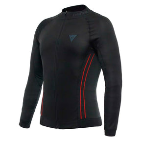 Dainese No-Wind Thermo SL - Long Sleeve Base Layer - Men Black/Red M - Driven Powersports