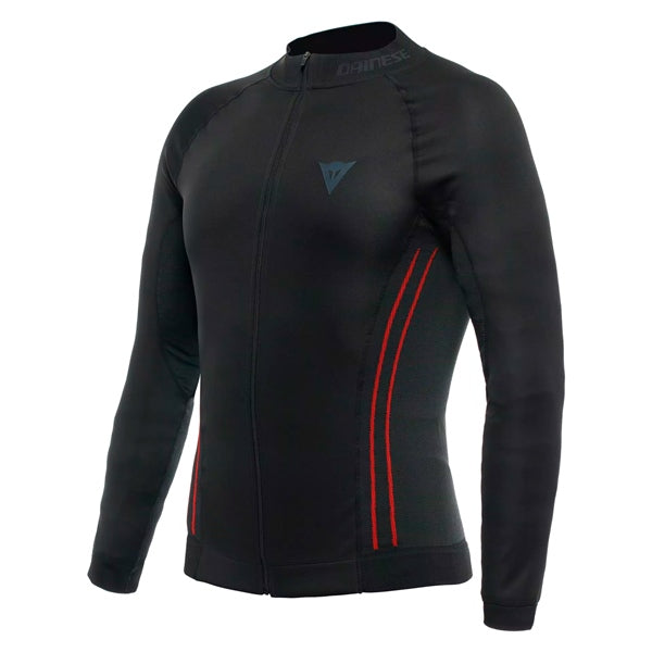 Dainese No-Wind Thermo SL - Long Sleeve Base Layer - Men Black/Red XS-S - Driven Powersports