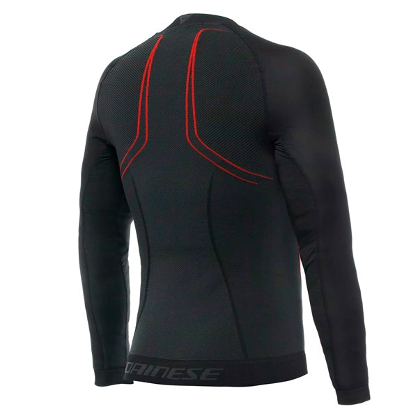 Dainese No-Wind Thermo SL - Long Sleeve Base Layer - Men Black/Red XS-S - Driven Powersports