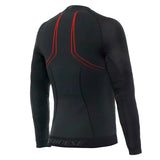 Dainese No-Wind Thermo SL - Long Sleeve Base Layer - Men Black/Red XS-S - Driven Powersports