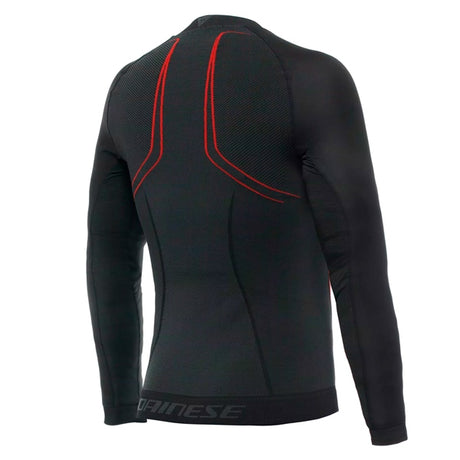 Dainese No-Wind Thermo SL - Long Sleeve Base Layer - Men Black/Red M - Driven Powersports