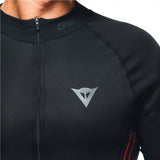 Dainese No-Wind Thermo SL - Long Sleeve Base Layer - Men Black/Red XS-S - Driven Powersports