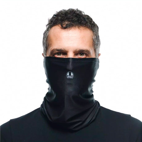 Dainese Neck Gaiter - AGV Black - Driven Powersports