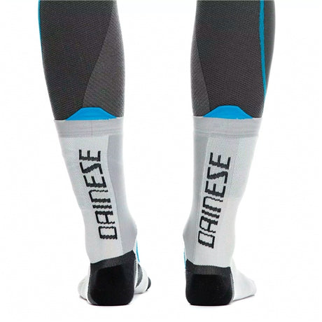 Dainese Mid Technical Socks - Unisex Black/Blue 36/38 - Driven Powersports