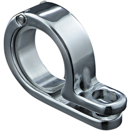 KURYAKYN 1-5/8" CHROME P-CLAMP (EA) PN 4017 3/4 Front - Driven Powersports