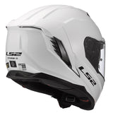 LS2 Storm III Full-Face Helmet Solid Glossy White 3XL - Driven Powersports