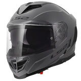 LS2 Storm III Full-Face Helmet Solid Nardo Grey XS - Driven Powersports