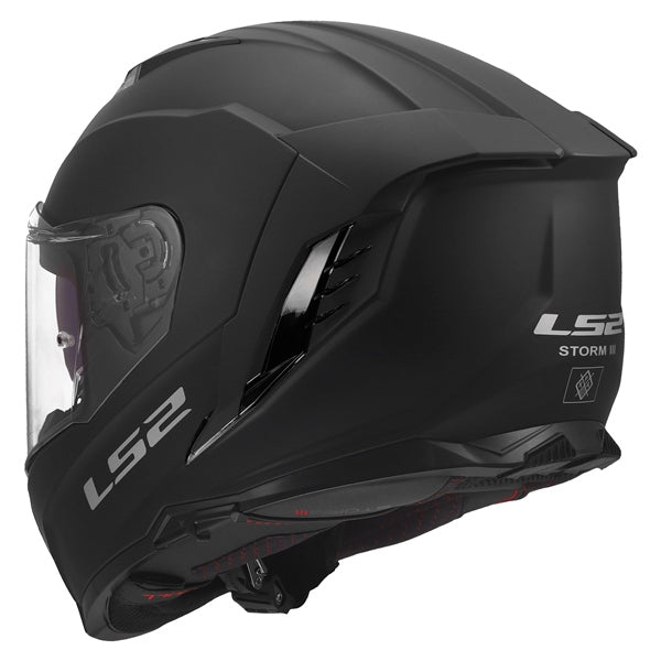LS2 Storm III Full-Face Helmet Solid Matte Black 3XL - Driven Powersports
