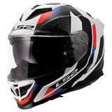 LS2 Storm III Full-Face Helmet Sporty White/Blue/Red XS - Driven Powersports