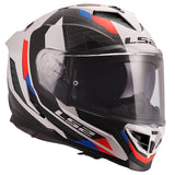 LS2 Storm III Full-Face Helmet Sporty White/Blue/Red XS - Driven Powersports