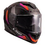 LS2 Storm III Full-Face Helmet Sporty Matte Gray/Mauve M - Driven Powersports