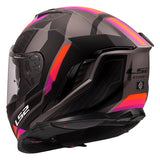LS2 Storm III Full-Face Helmet Sporty Matte Gray/Mauve M - Driven Powersports