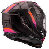 LS2 Storm III Full-Face Helmet Sporty Matte Gray/Mauve M - Driven Powersports