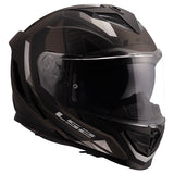 LS2 Storm III Full-Face Helmet Sporty Matte Black/Gray 3XL - Driven Powersports