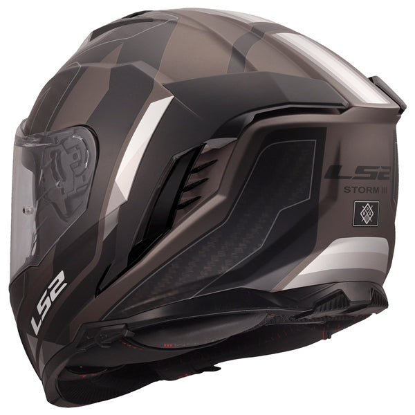 LS2 Storm III Full-Face Helmet Sporty Matte Black/Gray 3XL - Driven Powersports