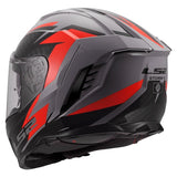 LS2 Storm III Full-Face Helmet Dynamo Gray/Red 2XS - Driven Powersports