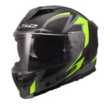 LS2 Storm III Full-Face Helmet Dynamo Matte Black/High-Visibility Yellow 2XS - Driven Powersports