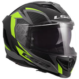 LS2 Storm III Full-Face Helmet Dynamo Matte Black/High-Visibility Yellow 2XS - Driven Powersports