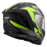 LS2 Storm III Full-Face Helmet Dynamo Matte Black/High-Visibility Yellow 2XS - Driven Powersports