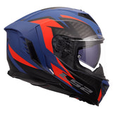 LS2 Storm III Full-Face Helmet Dynamo Matte Blue/Red L - Driven Powersports