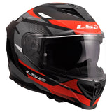 LS2 Storm III Full-Face Helmet Komai Matte Black/Red L - Driven Powersports