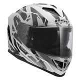 LS2 Storm III Full-Face Helmet Kaos White/Gray 2XS - Driven Powersports
