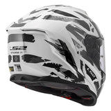 LS2 Storm III Full-Face Helmet Kaos White/Gray 2XS - Driven Powersports