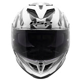 LS2 Storm III Full-Face Helmet Kaos White/Gray 2XS - Driven Powersports