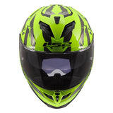 LS2 Storm III Full-Face Helmet Kaos High-Visibility Yellow 2XS - Driven Powersports