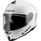 LS2 Challenger II Full-Face Helmet Solid Glossy White 2XS - Driven Powersports